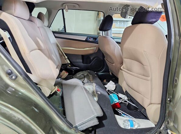 4S4BSAFC0H3424651 2017 SUBARU OUTBACK Green Vista interior trasera