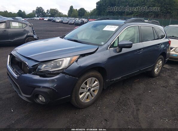 4S4BSAFC0J3234466 2018 SUBARU OUTBACK Blue Vista tres cuartos delantera izquierda