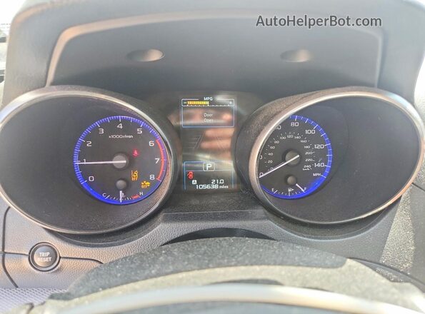 4S4BSAFC1H3316362 2017 SUBARU OUTBACK Серебряный Вид щитка приборов
