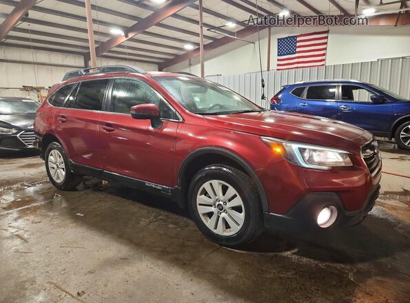 4S4BSAFC1K3259975 2019 SUBARU OUTBACK Red Przód prawy