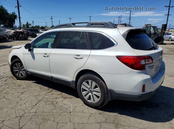4S4BSAFC2H3309906 2017 SUBARU OUTBACK White Tył lewy