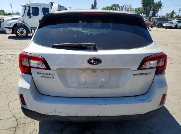4S4BSAFC2H3309906 2017 SUBARU OUTBACK White Widok z tyłu