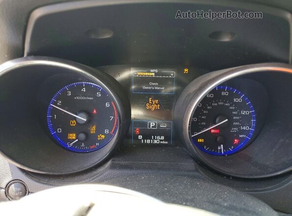 4S4BSAFC2H3309906 2017 SUBARU OUTBACK White Widok zestawu wskaźników