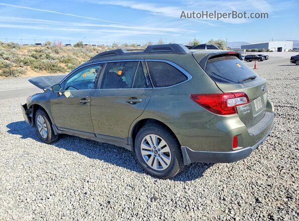 4S4BSAFC2H3416955 2017 SUBARU OUTBACK Green Trasero izquierdo