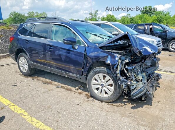 4S4BSAFC2J3254427 2018 SUBARU OUTBACK Blue Delantero derecho
