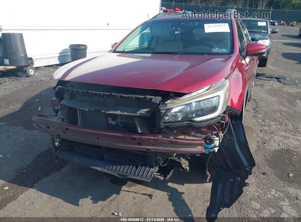 4S4BSAFC2J3317445 2018 SUBARU OUTBACK Burgundy Vista frontal