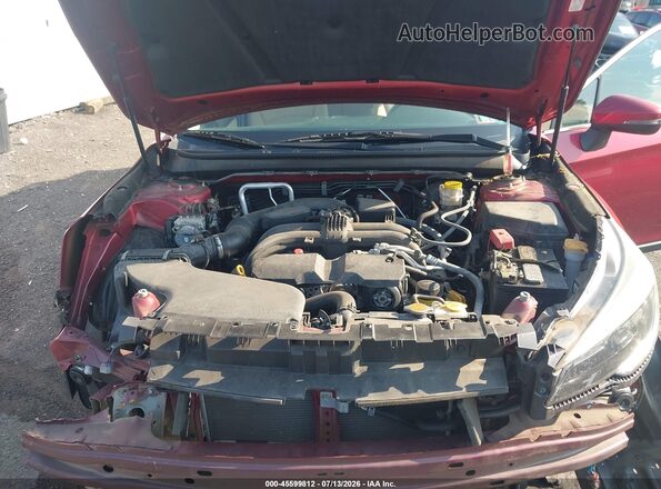 4S4BSAFC2J3317445 2018 SUBARU OUTBACK Burgundy Vista trasera
