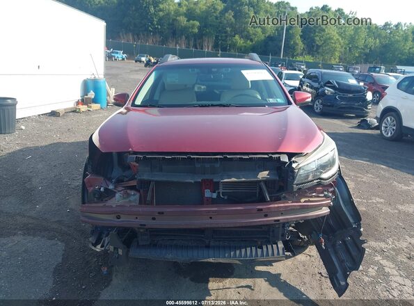 4S4BSAFC2J3317445 2018 SUBARU OUTBACK Burgundy Vista del cuadro de instrumentos