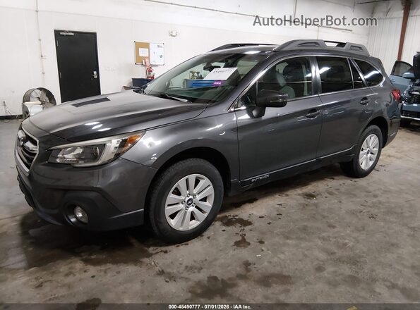 4S4BSAFC2J3326324 2018 SUBARU OUTBACK Серый Передняя левая четверть