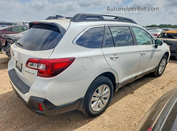 4S4BSAFC2J3389780 2018 SUBARU OUTBACK Белый Задняя правая четверть