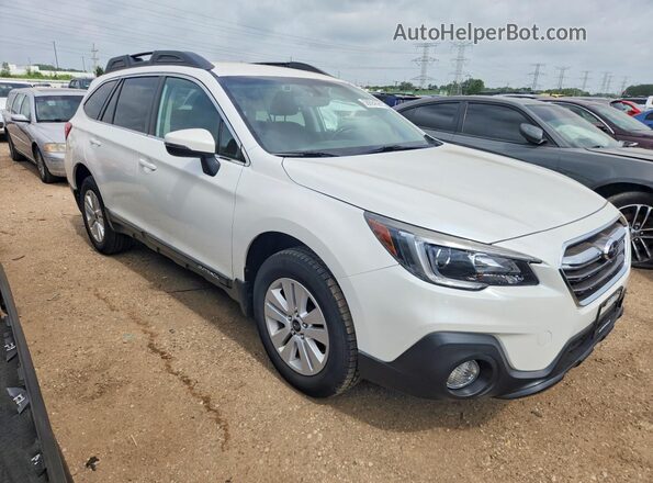 4S4BSAFC2J3389780 2018 SUBARU OUTBACK Белый Передняя правая четверть
