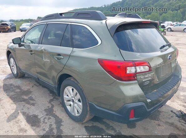 4S4BSAFC2K3276106 2019 SUBARU OUTBACK Green უკანა მარცხენა