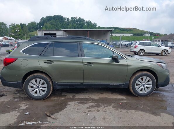 4S4BSAFC2K3276106 2019 SUBARU OUTBACK Green ხელსაწყოთა პანელის ხედი