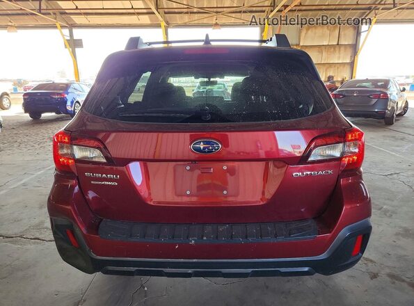 4S4BSAFC2K3305569 2019 SUBARU OUTBACK Maroon უკანა ხედი