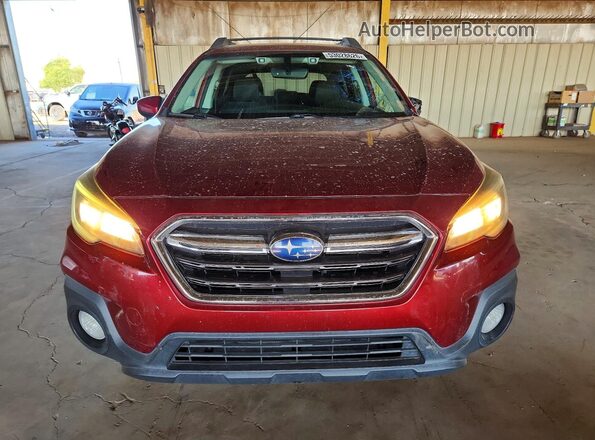 4S4BSAFC2K3305569 2019 SUBARU OUTBACK Maroon წინა ხედი