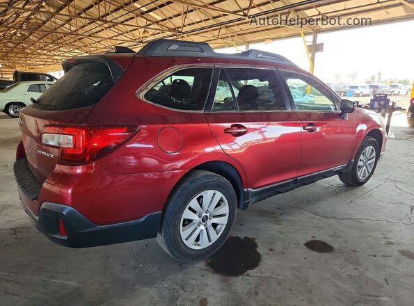 4S4BSAFC2K3305569 2019 SUBARU OUTBACK Maroon უკანა მარჯვენა