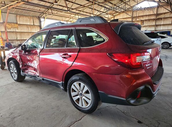 4S4BSAFC2K3305569 2019 SUBARU OUTBACK Maroon უკანა მარცხენა