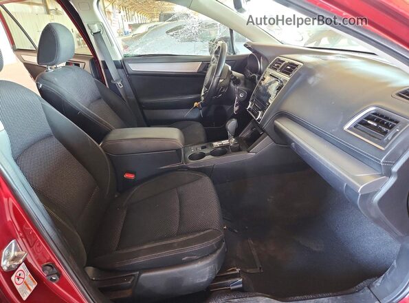 4S4BSAFC2K3305569 2019 SUBARU OUTBACK Maroon წინა სალონის ხედი