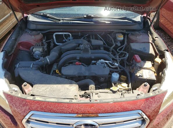 4S4BSAFC3H3356314 2017 SUBARU OUTBACK Темно-бордовый Вид задней части салона