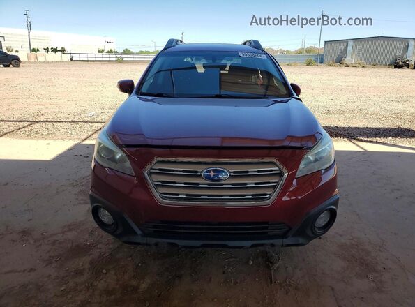 4S4BSAFC3H3356314 2017 SUBARU OUTBACK Темно-бордовый Вид спереди
