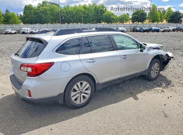 4S4BSAFC3H3381679 2017 SUBARU OUTBACK Серебряный Задняя правая четверть