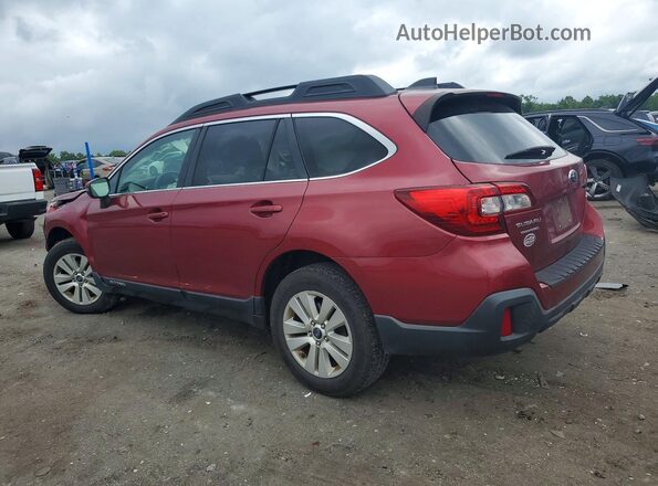 4S4BSAFC3J3341883 2018 SUBARU OUTBACK Red Trasero izquierdo