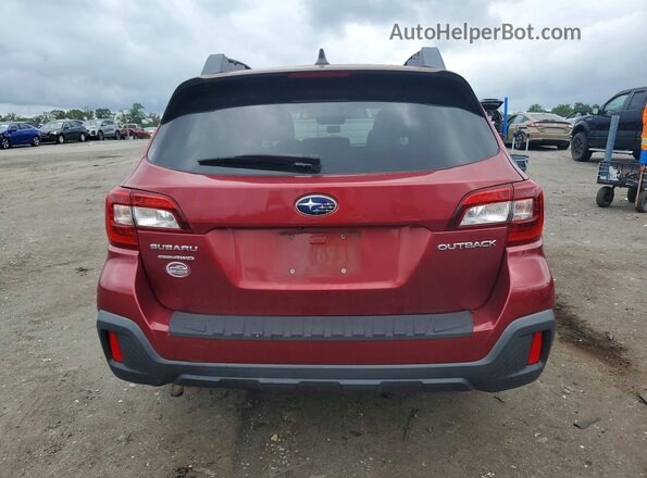 4S4BSAFC3J3341883 2018 SUBARU OUTBACK Red Vista trasera
