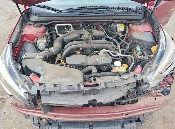 4S4BSAFC3J3341883 2018 SUBARU OUTBACK Red Vista del compartimento del motor