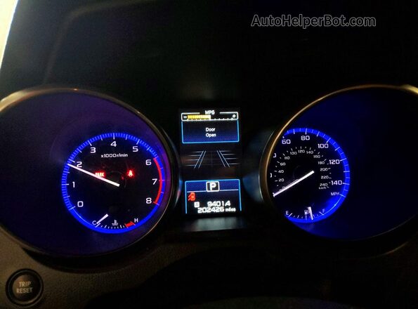4S4BSAFC3J3390307 2018 SUBARU OUTBACK Серебряный Вид щитка приборов