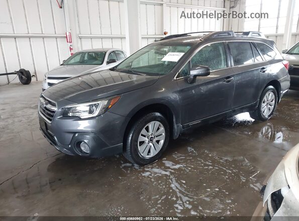 4S4BSAFC3J3393241 2018 SUBARU OUTBACK Gray Առջևի ձախ երեք քառորդ տեսարան