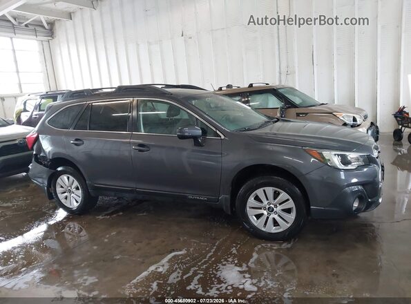 4S4BSAFC3J3393241 2018 SUBARU OUTBACK Gray Սալոնի հետևի տեսք
