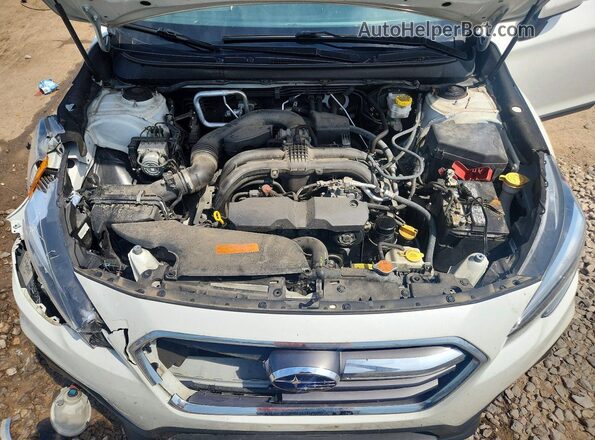 4S4BSAFC3K3210678 2019 SUBARU OUTBACK White ძრავის განყოფილების ხედი