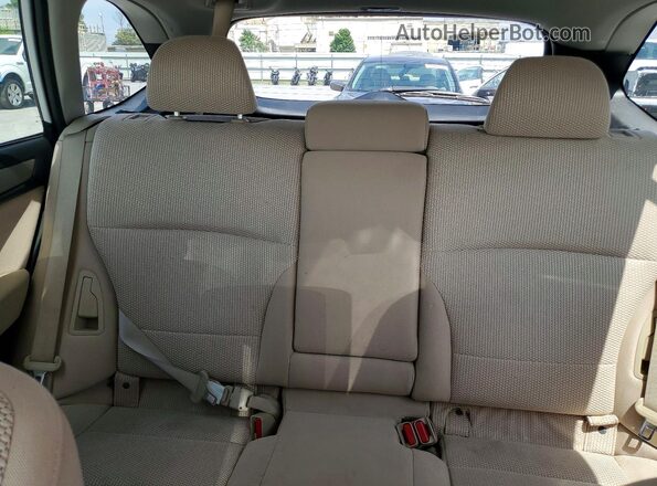 4S4BSAFC3K3283646 2019 SUBARU OUTBACK White უკანა სავარძლების ხედი