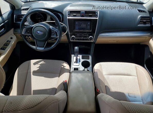 4S4BSAFC3K3283646 2019 SUBARU OUTBACK White წინა პანელის ხედი