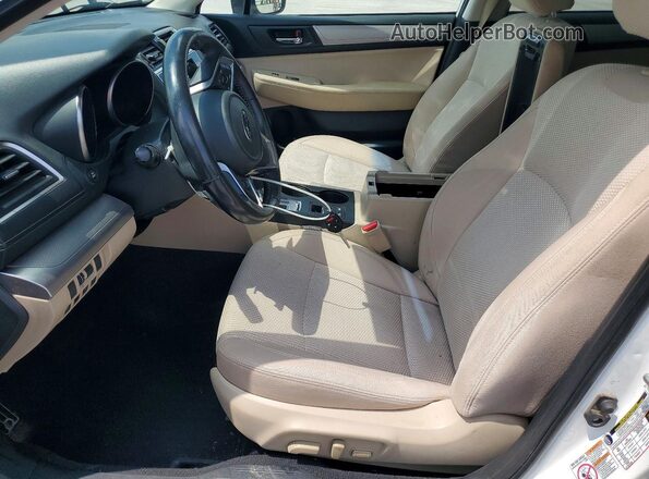 4S4BSAFC3K3283646 2019 SUBARU OUTBACK White წინა სალონის ხედი