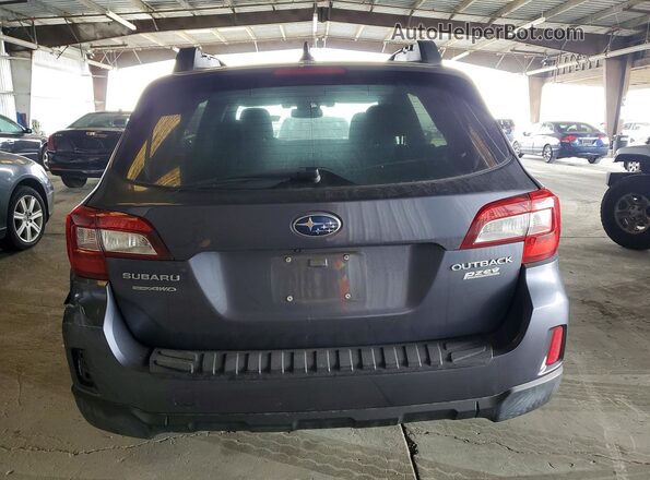 4S4BSAFC4G3224645 2016 SUBARU OUTBACK Gray Вид ззаду