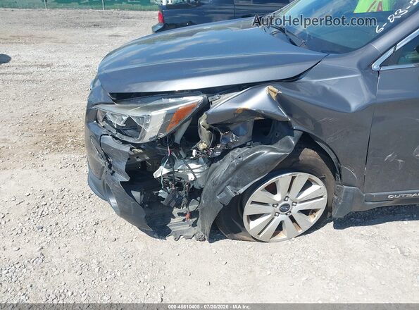 4S4BSAFC4J3235619 2018 SUBARU OUTBACK Gray Вид спереду