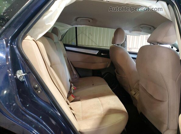 4S4BSAFC4J3328091 2018 SUBARU OUTBACK Blue უკანა სალონის ხედი