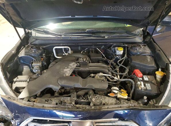 4S4BSAFC4J3328091 2018 SUBARU OUTBACK Blue ძრავის განყოფილების ხედი