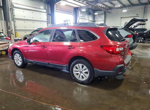 4S4BSAFC4K3206946 2019 SUBARU OUTBACK Maroon Rear left