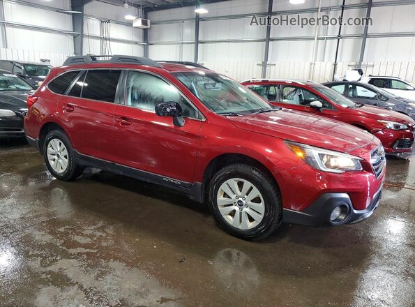 4S4BSAFC4K3206946 2019 SUBARU OUTBACK Maroon Front right