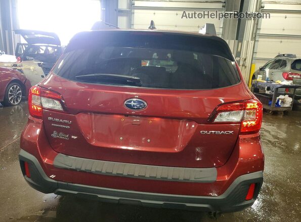 4S4BSAFC4K3206946 2019 SUBARU OUTBACK Maroon Rear view