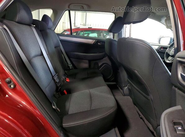4S4BSAFC4K3206946 2019 SUBARU OUTBACK Maroon Rear seats view