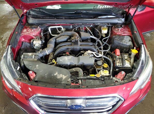 4S4BSAFC4K3206946 2019 SUBARU OUTBACK Maroon Rear interior view