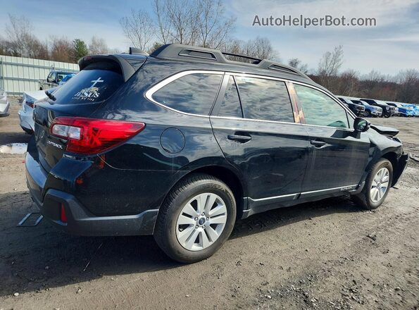 4S4BSAFC4K3313219 2019 SUBARU OUTBACK Черный Задняя правая четверть