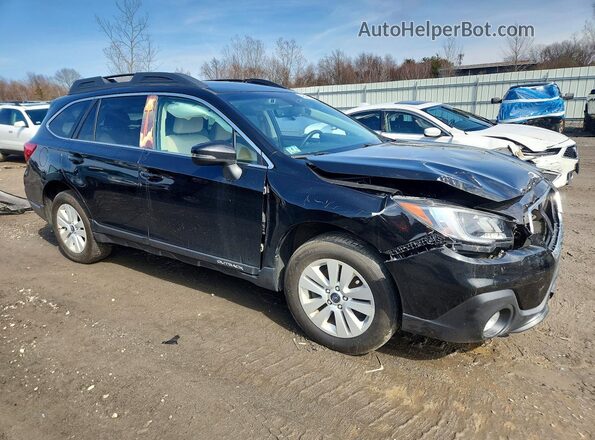 4S4BSAFC4K3313219 2019 SUBARU OUTBACK Черный Передняя правая четверть