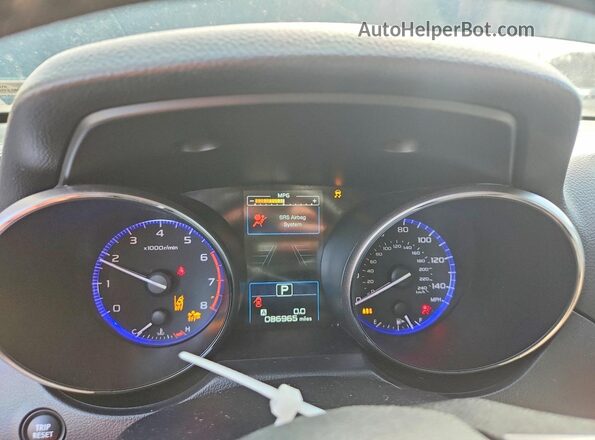 4S4BSAFC4K3313219 2019 SUBARU OUTBACK Черный Вид щитка приборов