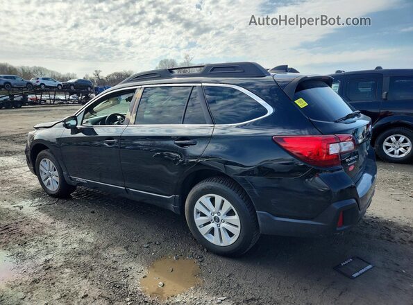 4S4BSAFC4K3313219 2019 SUBARU OUTBACK Черный Задняя левая четверть