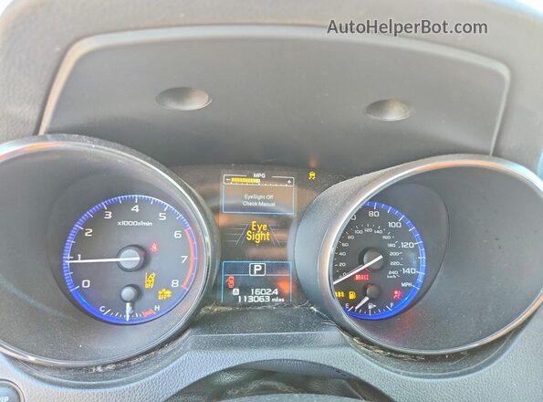 4S4BSAFC4K3378684 2019 SUBARU OUTBACK White Սարքավորումների վահանակի տեսք