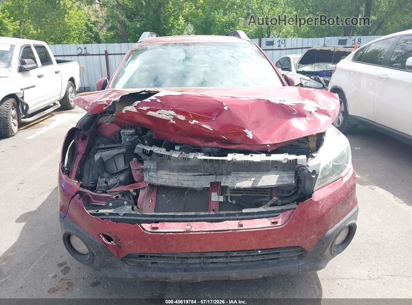 4S4BSAFC5H3276397 2017 SUBARU OUTBACK Red ხელსაწყოთა პანელის ხედი